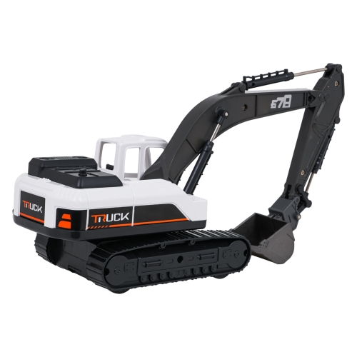 Metalowa Koparka Biała