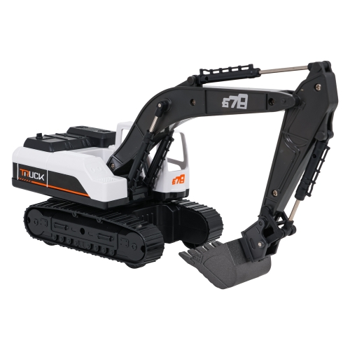 Metalowa Koparka Biała