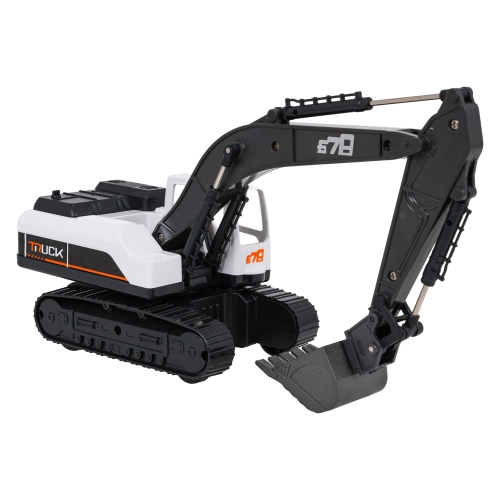 Metalowa Koparka Biała