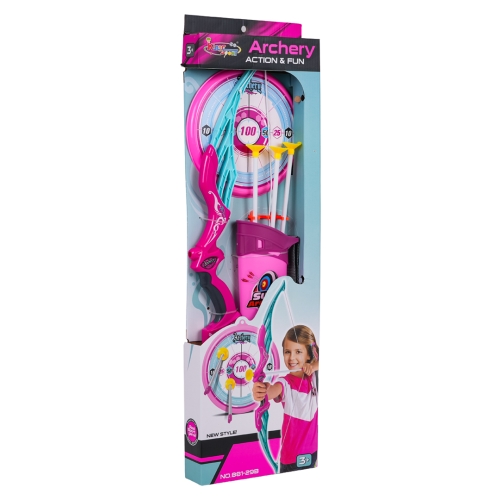 Zestaw Łucznika Różowy + Akcesoria