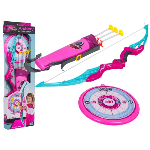 Zestaw Łucznika Różowy + Akcesoria