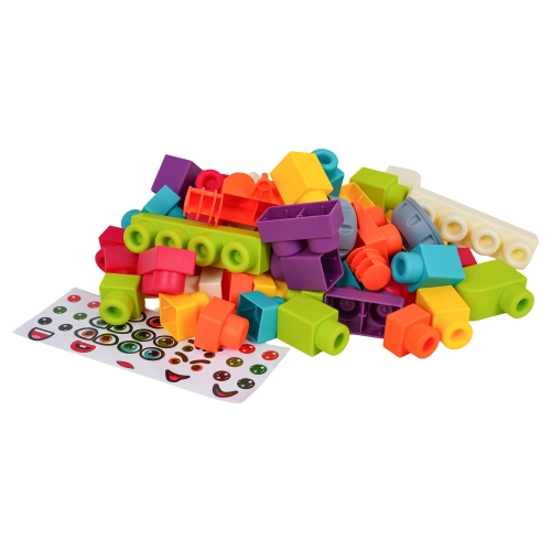 Zestaw Miękkich Klocków 60el. + Plecak