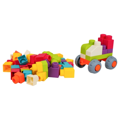 Zestaw Miękkich Klocków 60el. + Plecak