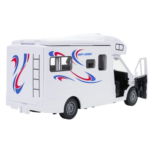 Biały Kamper Funkcją Świateł i Dźwięku