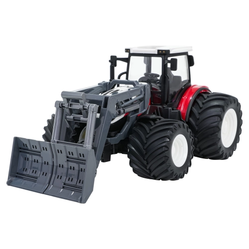 Traktor + Spych R/C 1:24 Czerwony