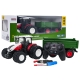 Traktor Czerwony R/C Z Zieloną Naczepą