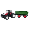 Traktor Czerwony R/C Z Zieloną Naczepą
