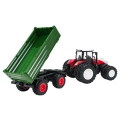 Traktor Czerwony R/C Z Zieloną Naczepą