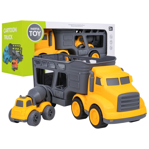 Zestaw Pojazdów Laweta + Autka Budowlane