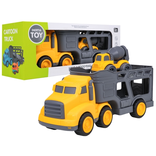 Zestaw Pojazdów Laweta + Autka Budowlane