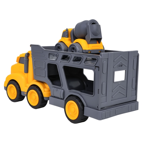 Zestaw Pojazdów Laweta + Autka Budowlane