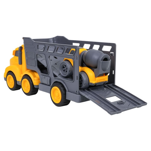 Zestaw Pojazdów Laweta + Autka Budowlane