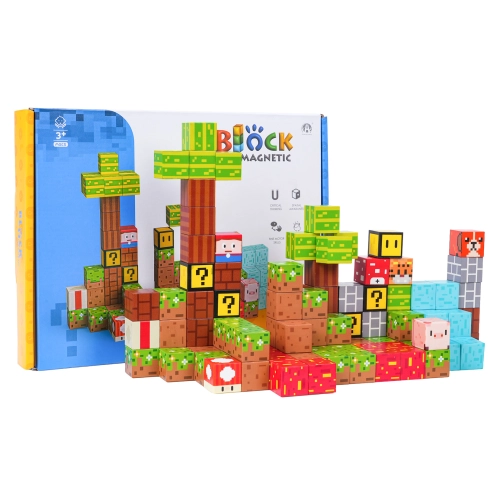 Zestaw Kostek, Klocków Magnetycznych 102el.