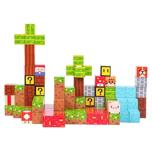 Przykładowa konstrukcja z klocków magnetycznych 102