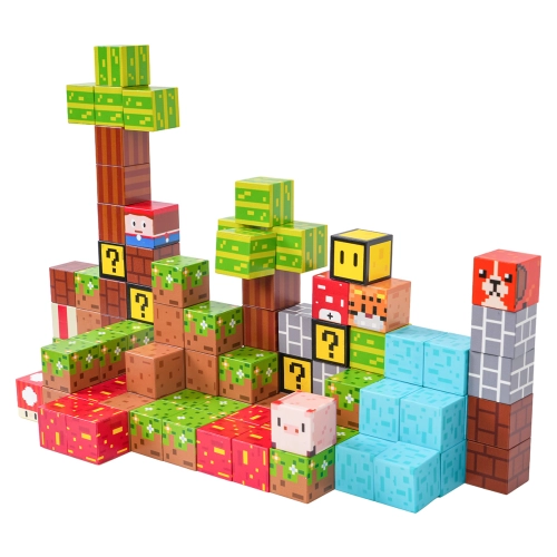 Zestaw Kostek, Klocków Magnetycznych 102el.