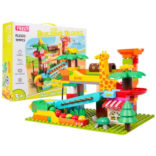 Klocki Konstrukcyjne Tor Kulka Safari