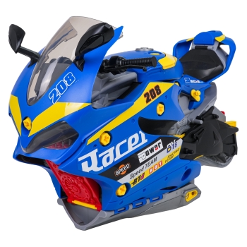 MEGA Parking z Funkcją Dymu Motocykl