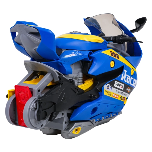 MEGA Parking z Funkcją Dymu Motocykl