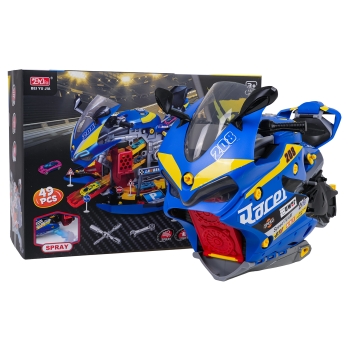 MEGA Parking z Funkcją Dymu Motocykl