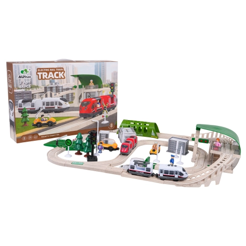 Kolejka Miasto z Funkcją Świateł i Dźwięku 80el.