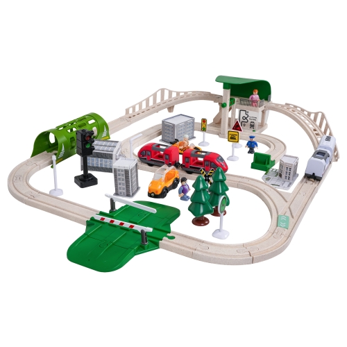 Kolejka Miasto z Funkcją Świateł i Dźwięku 80el.