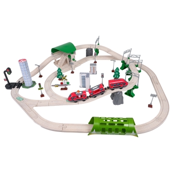 Kolejka Miasto z Funkcją Świateł i Dźwięku 89el.