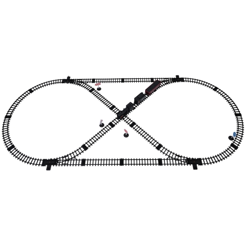 Kolejka Retro z Funkcją Dymu, Świateł i Dźwięku