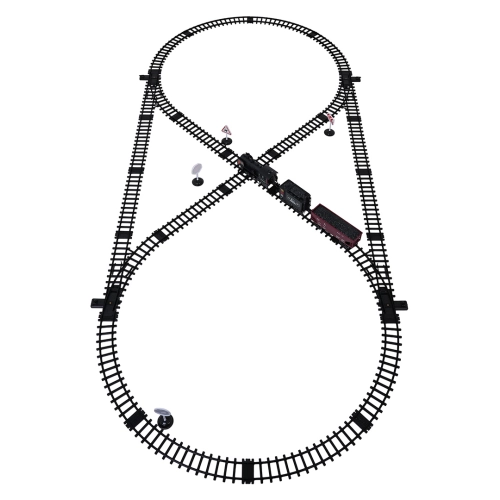 Kolejka Retro z Funkcją Dymu, Świateł i Dźwięku