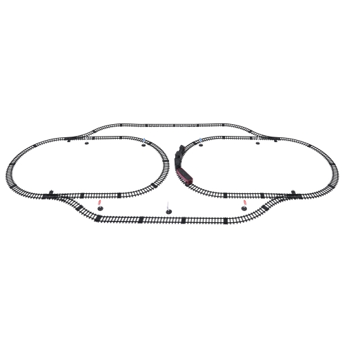 MEGA Kolejka Retro z Funkcją Dymu, Świateł i Dźwięku