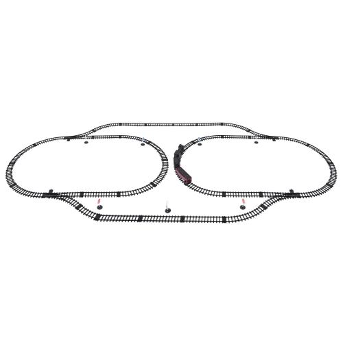 MEGA Kolejka Retro z Funkcją Dymu, Świateł i Dźwięku