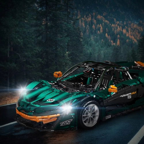 Zestaw Klocków Auto Sportowe Zielone 3268el.