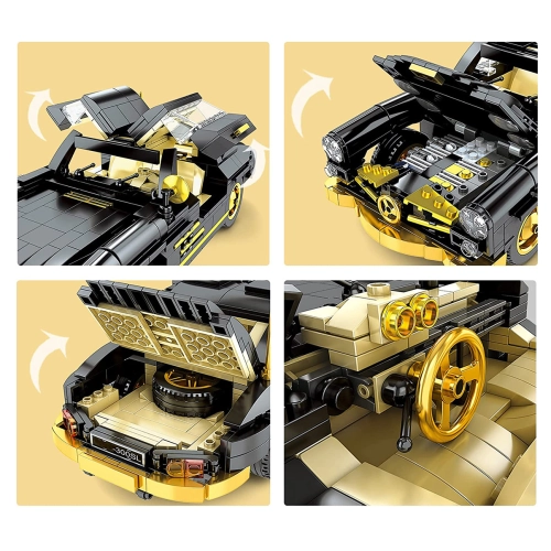 Zestaw Klocków Autko Retro 886el.