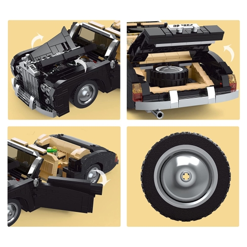 Zestaw Klocków Autko Retro 1096el.