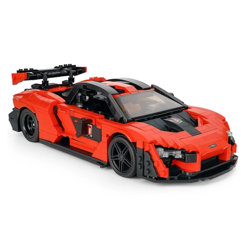 Zestaw Klocków Auto Sportowe Pomarańczowe 1372el.