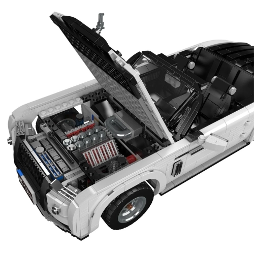 Zestaw Klocków Pojazd Biały Kabriolet 1603el.