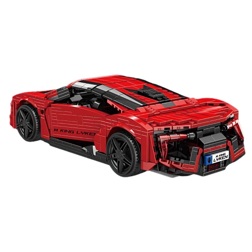 Zestaw Klocków Pojazd Sportowe Czerwone 1311el.