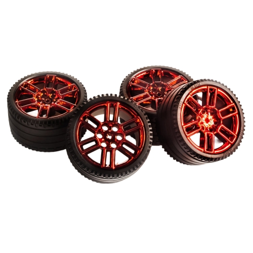 Zestaw Klocków Autko Sportowe 2688el. Czerwone