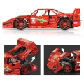 Zestaw Klocków Autko Sportowe 2688el. Czerwone