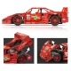 Zestaw Klocków Autko Sportowe 2688el. Czerwone