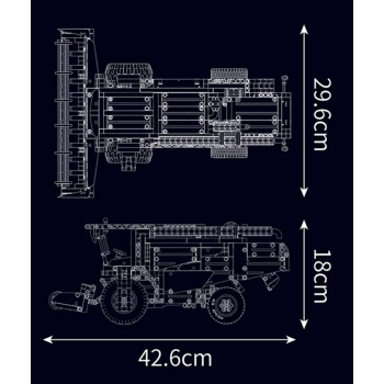 Zestaw Klocków Kombajn 1347el.