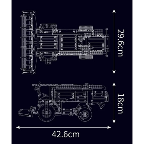 Zestaw Klocków Kombajn 1347el.