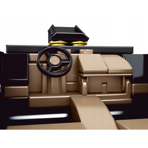 Zestaw Klocków Auto Sportowe Czarne 414el.