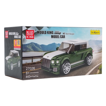 Zestaw Klocków Pojazd Zielony 443el.