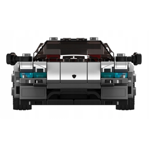 Zestaw Klocków Pojazd Sportowe Srebrne 388el.