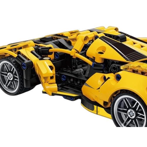 Klocki Auto Sportowe Żółte 422el.