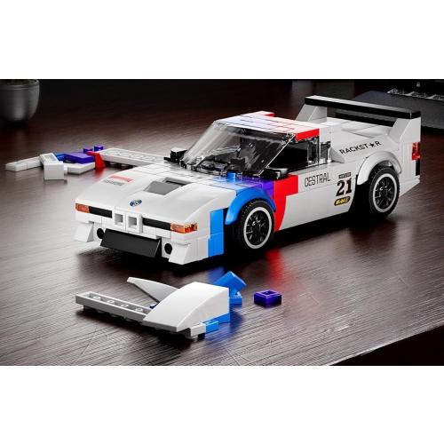 Zestaw Klocków Pojazd Sportowe Białe 411el.