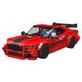 Zestaw Klocków Pojazd Sportowe Czerwone 481el.