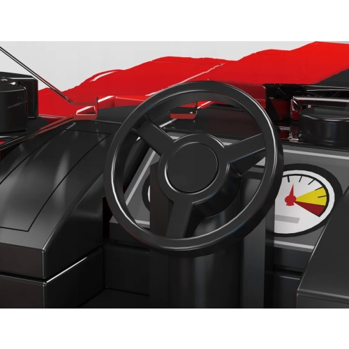 Zestaw Klocków Pojazd Sportowe Czerwone 481el.