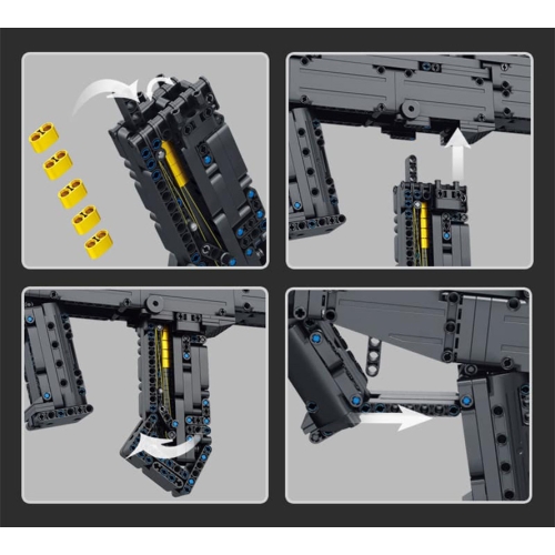 Zestaw Klocków Militaria Karabin 1133el.