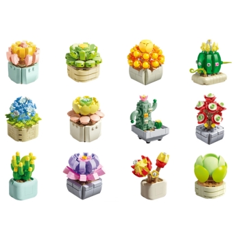 Zestaw Klocków Kwiaty 1097el.